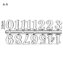 Quartz Clock Numerals DIY Handmade Material Digital Clock Repair Tools Roman Arabic Clock Numbers Accessories Replacement Needle