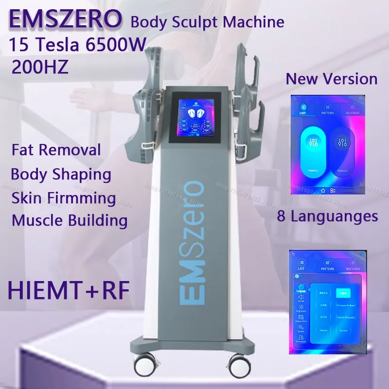 

15 Tesla 6500W ems muscle stimulator RF EMSzero slim neo body sculpting machine Slimming Weight Lose Electromagnetic