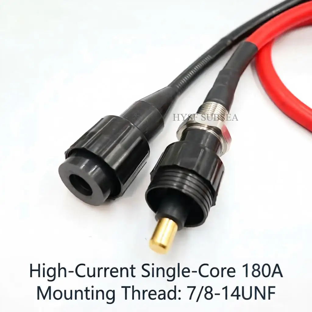 SUBSEA HPIL1F HPBH1M  Single-Core 180A Underwater Connector Male  Female Cable Assembly Ultra High Power Subsea