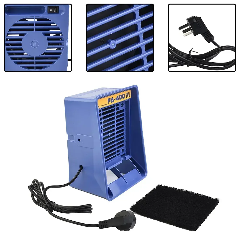 Fume Air Filter Fan For Soldering Practical Blue Remover Smoke Absorber 13W Absorber Extractor 220V Latest Gift