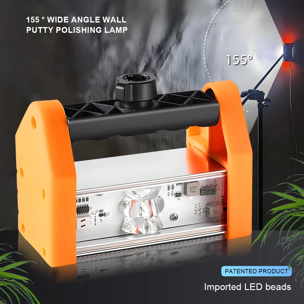 

Светодиодный шлифовальный светильник для стен, специализированный светильник, бытовой светильник для полировки стен, инспекционный светильник, шпаклевка, выравниватель стен, угловые светильники для полировки стен