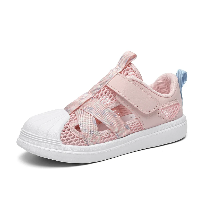 Fashion Children Soft Casual Shoes Girls Light Chunky Air Mesh Sneakers Kid Summer 4 5 6 7 8 Princess Net Sport Footwear Korean