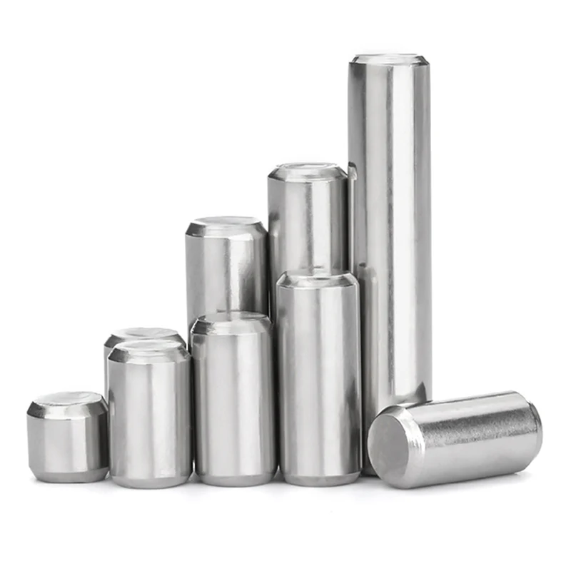 A2-70 304 Stainless Steel Fixed Shaft Solid Rod M1 M1.5 M2 M2.5 M3 M4 M5 M6 M8 M10 Cylindrical Pin Locating Dowel Fixed Shaft