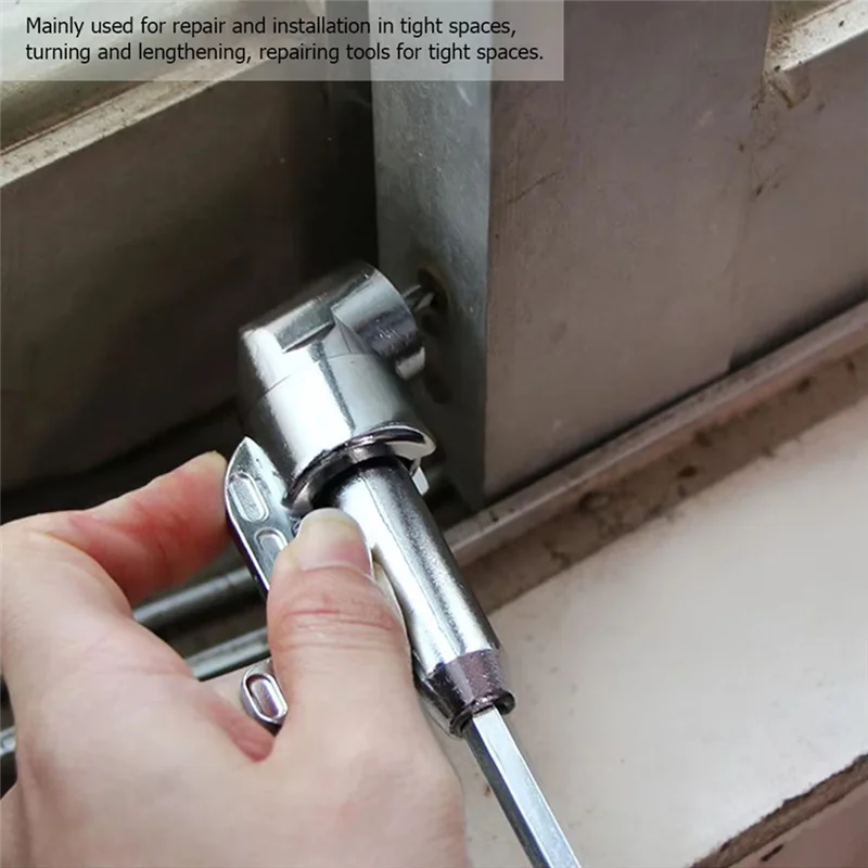 

【People Favorite】Drill Screwdriver Bit Holder 105 Degree Angle Replacement Batch Head Corner Device Hand Tools Parts Screwdriver