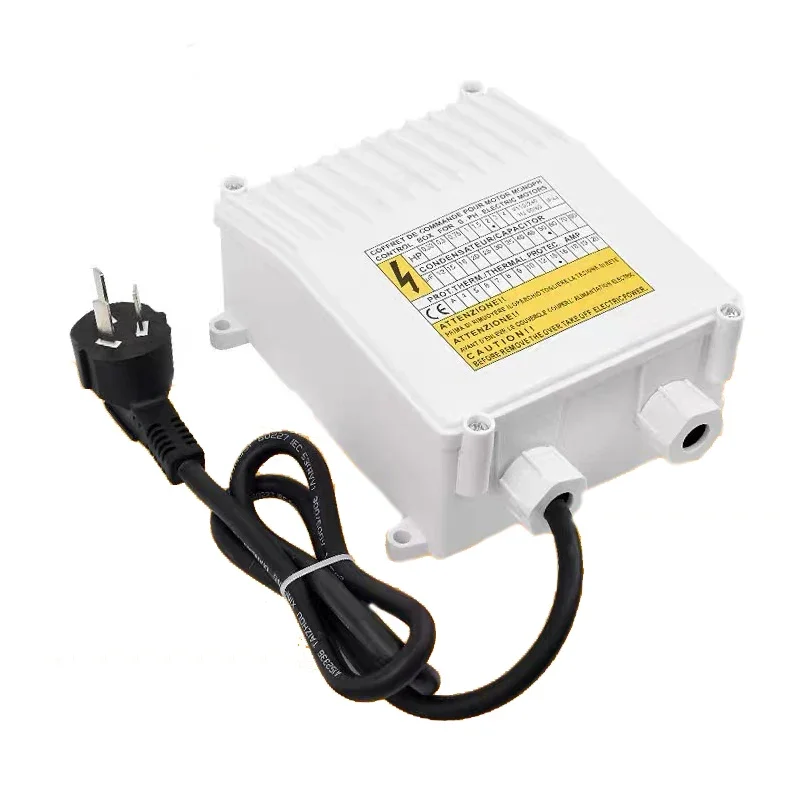 Installed special 220V submersible deep well pump control box submersible pump external capacitor box switch box