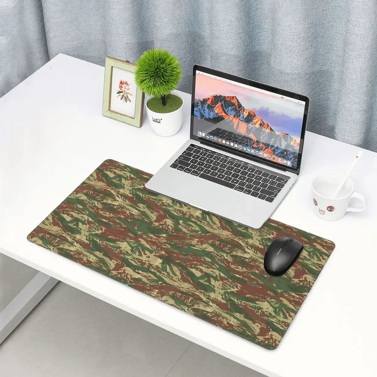 

Large Mouse Pad Tiger Stripe Camouflage Military Camo Gamer PC Laptop Mats Keyboard Computer Gaming Office Accessories Desk Mat