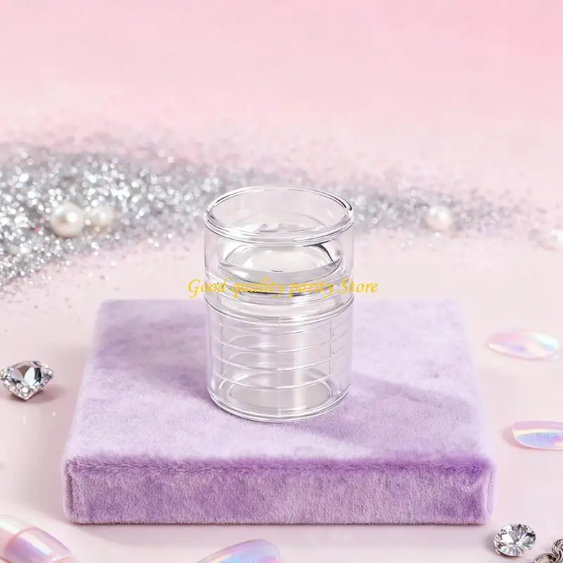 Timbro per art in silicone M4YA con camera retrattile per creazione dettagliata modelli unghie artigianali