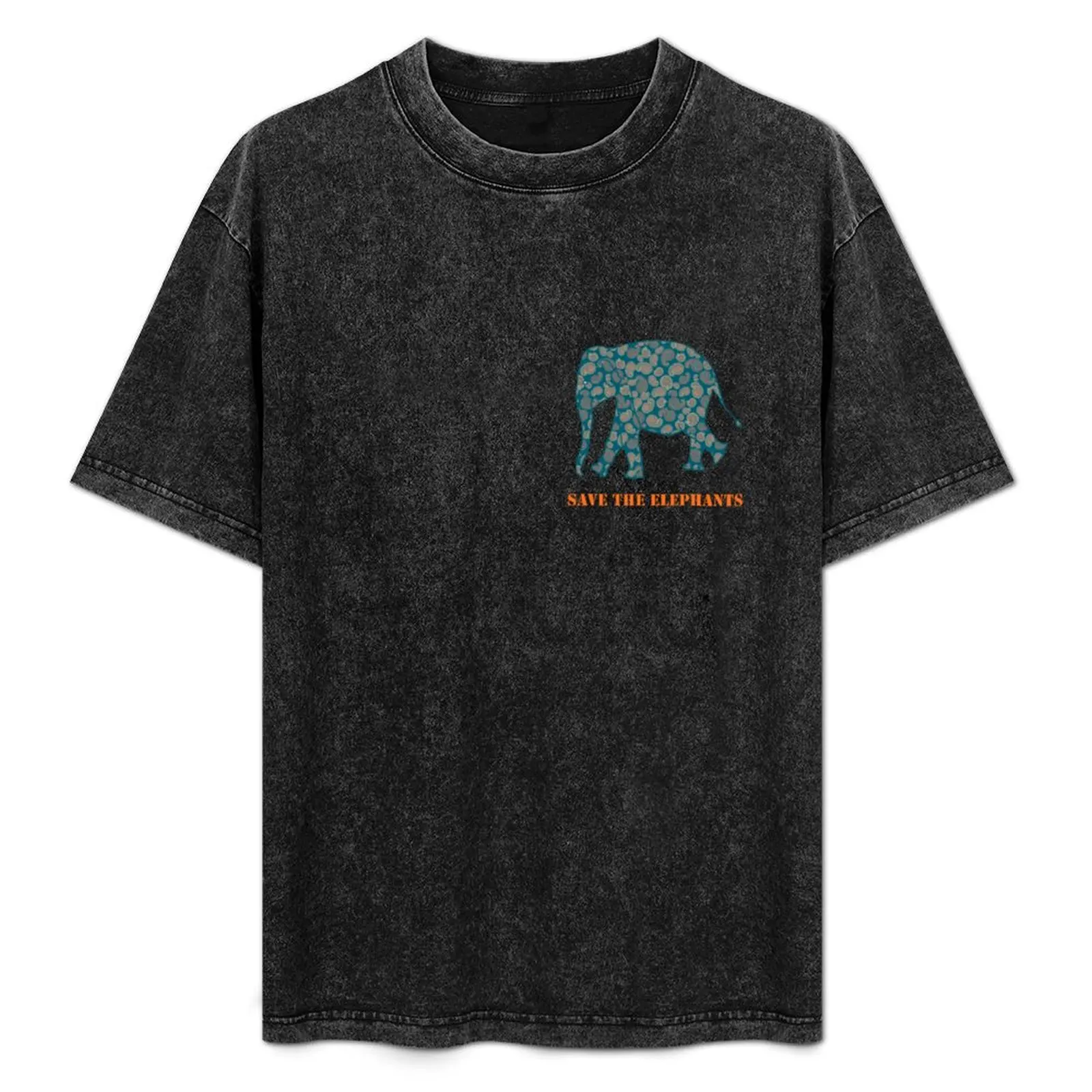 

Save the Elephants Paisley Pattern T-Shirt man t shirt Blouse t shirt for men