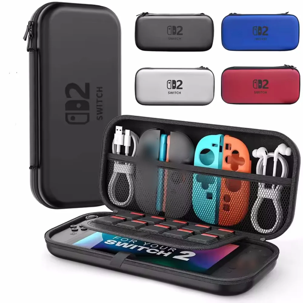 2025 nouveau modèle pour Switch 2 sac de rangement Eva étui de protection pour Switch 2 Console de jeu pochette d'accessoires rigide pour Console de jeu