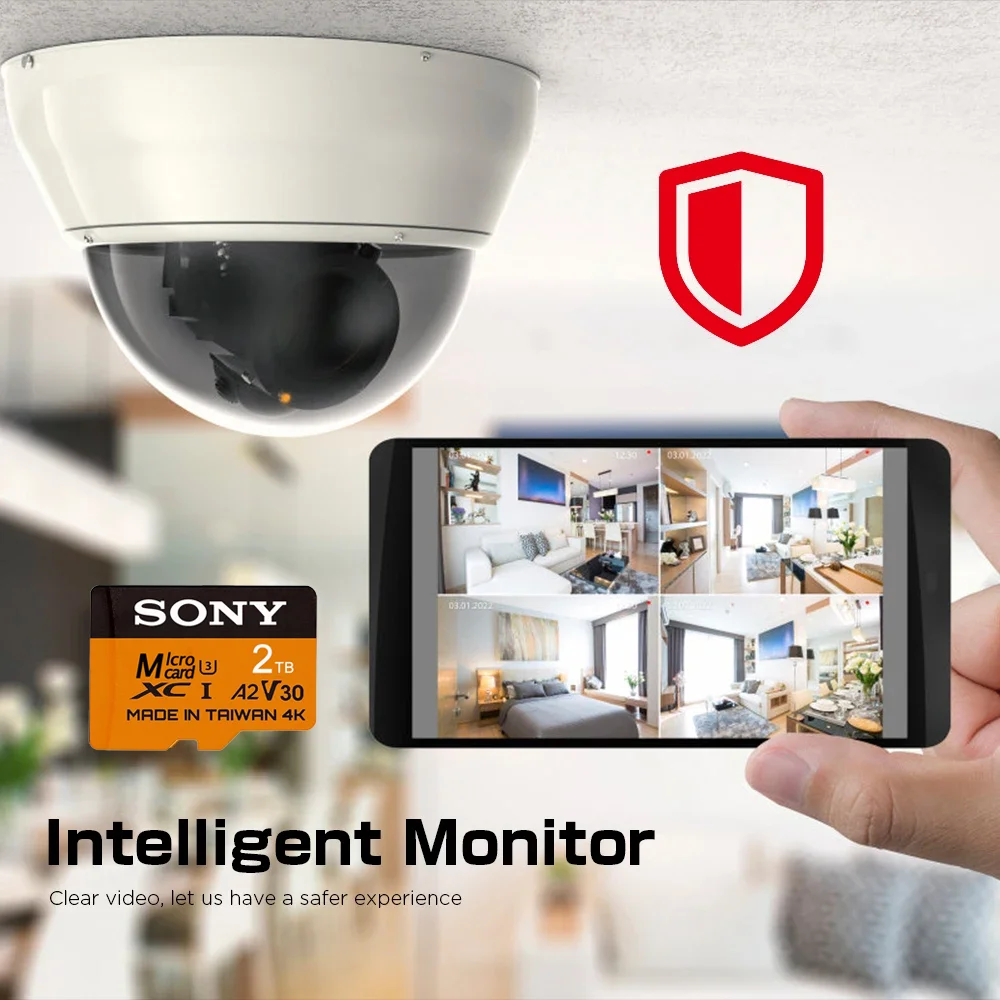 Sony Memory Card 2TB 1TB 512GB 256GB 128GB 64GB Mini SD TF Micro Card for Nintendo Switch High Speed Class10 V30