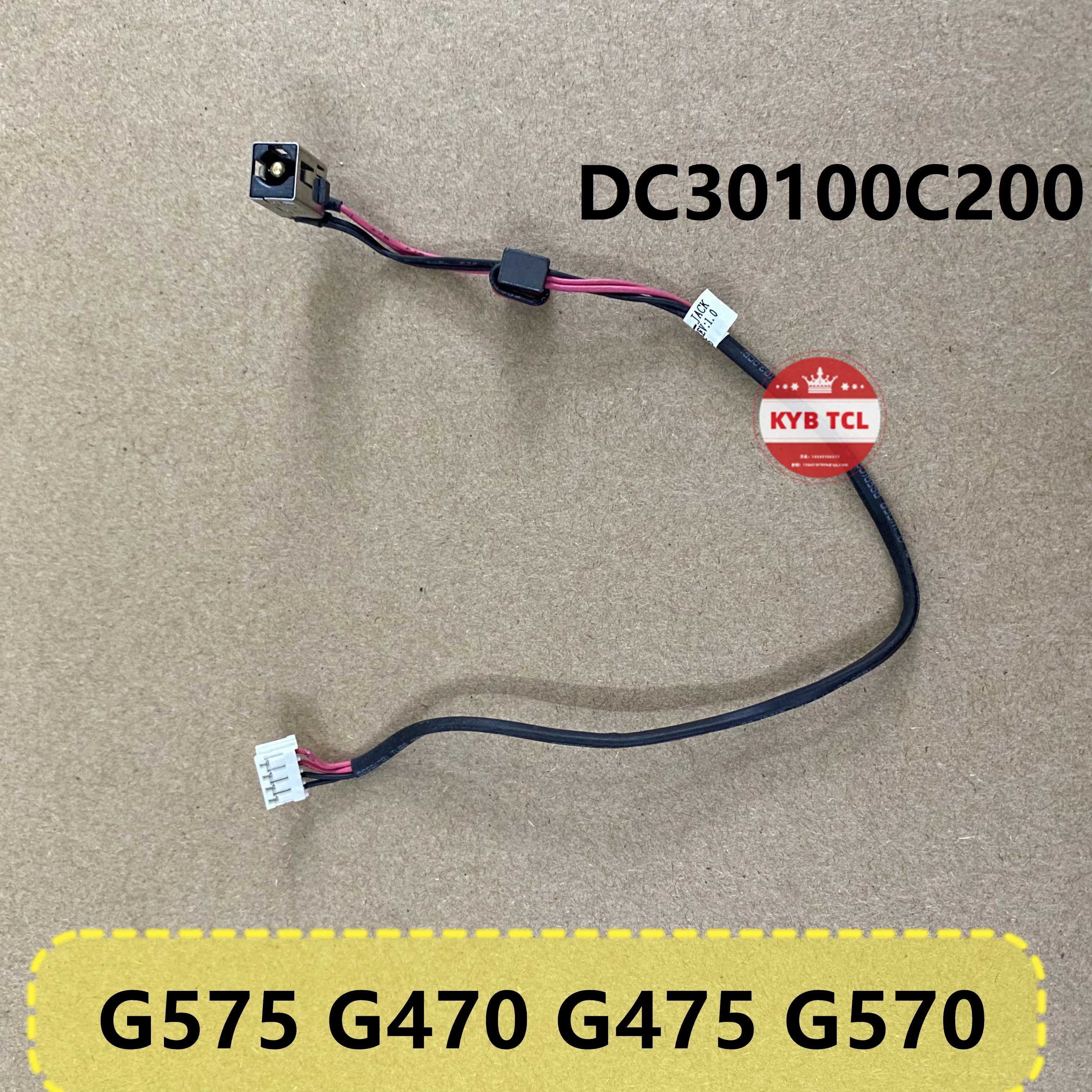 Laptop DC Jack Socket Charging Port Power Cable Notebook For Lenovo IdeaPad G575 G470 G475 G570 DC30100C200 DC30100C100