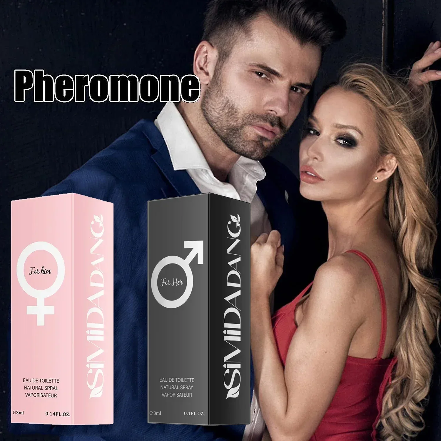 3 ml Fashion Secret Pheromon-Parfüm für Damen und Herren, Körper-Emotionen-Spray, Pheromon, lockt die Lufterfrischer-Deodorant an