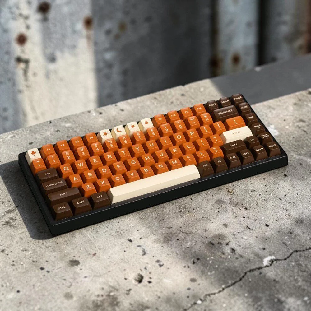 

SA chocolate keycaps full set of ABS two-color adaptable magnetic axis mechanical keyboard 161 keys