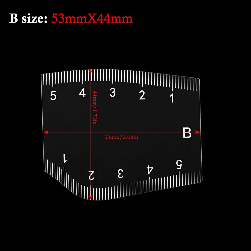 5개입 휴대용 즉시 눈썹 정리 도구 눈썹 디자인 자 선물 내구성 있는 눈썹 쉐이핑 스텐실