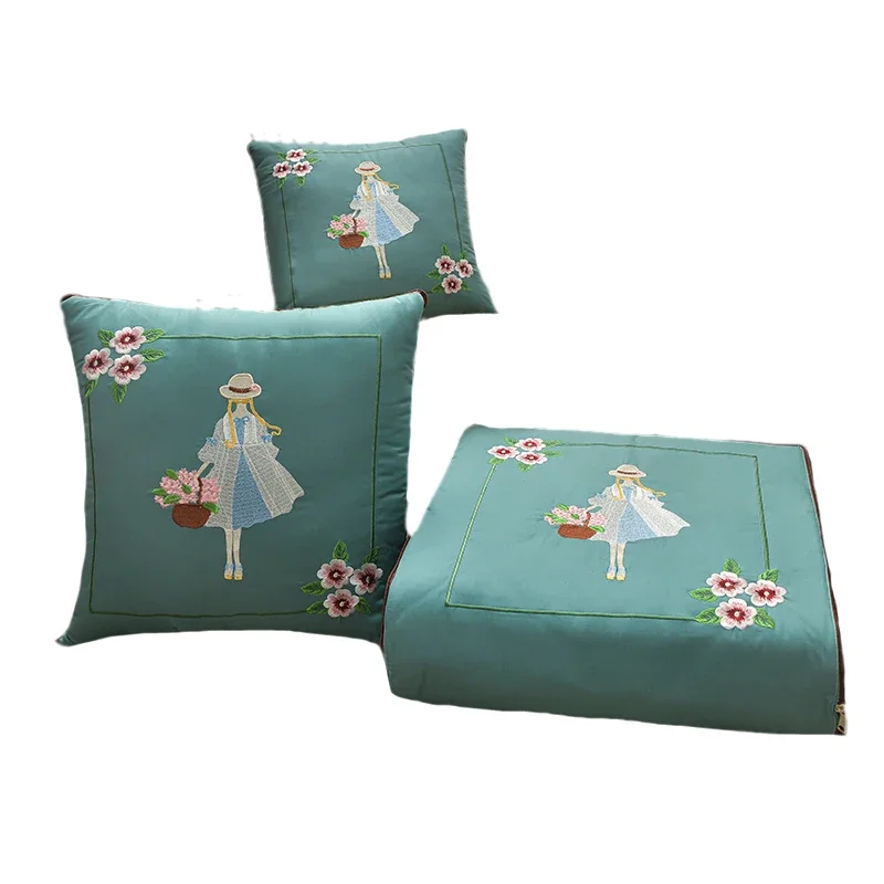 Pillow quilt, dual-use, light luxury, two-in-one, car, cushion