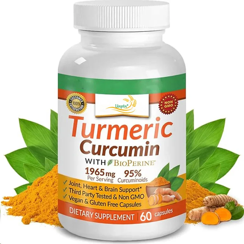 

Turmeric And Curcumin Containing Black Pepper Bioperine - Highly Absorbent, Contains Organic Powder Vegetarian Extract
