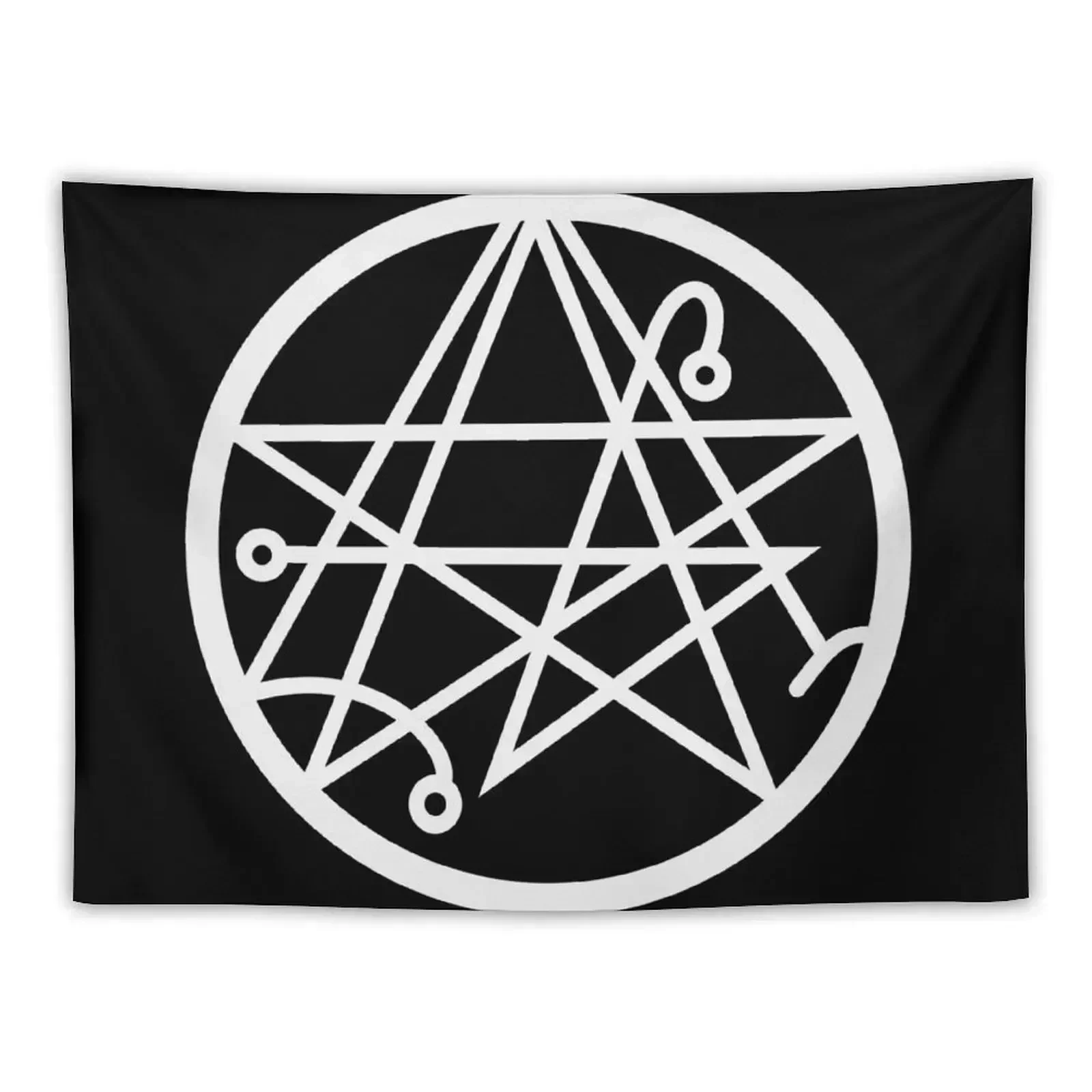 

The Necronomicon Gate Symbol Tapestry Decoration Room Aesthetic Room Decorations Anime Decor Tapestry