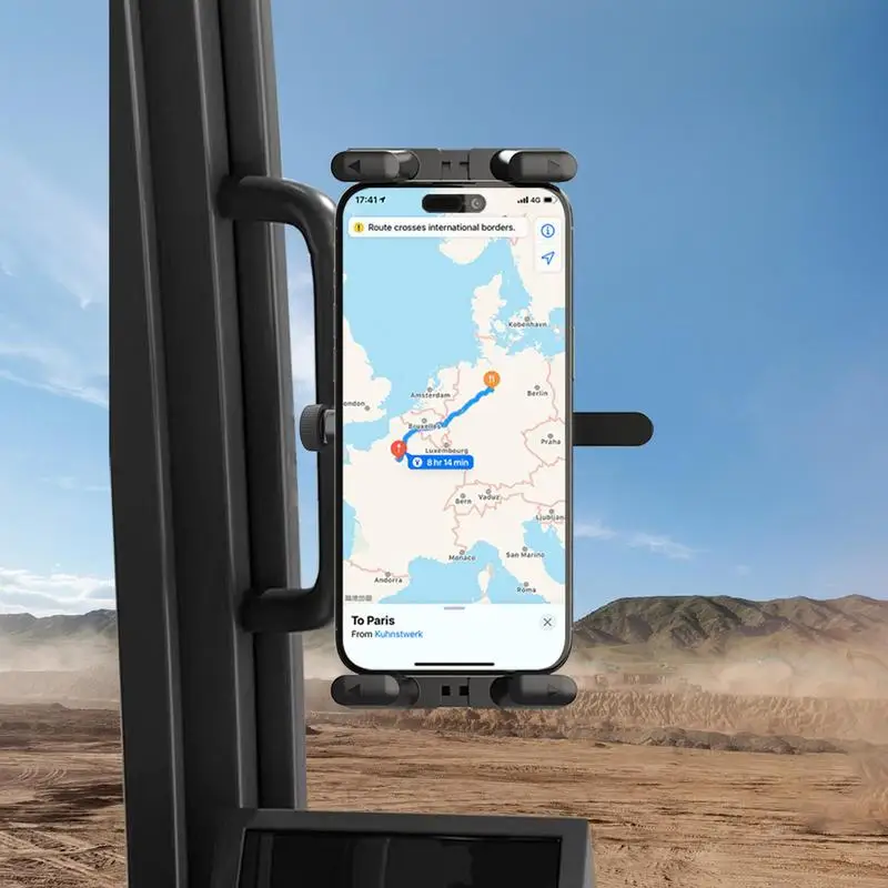 Soporte de teléfono para camión, soporte de teléfono móvil, soporte de teléfono para camión, excavadora, carretilla elevadora, soporte para teléfono móvil