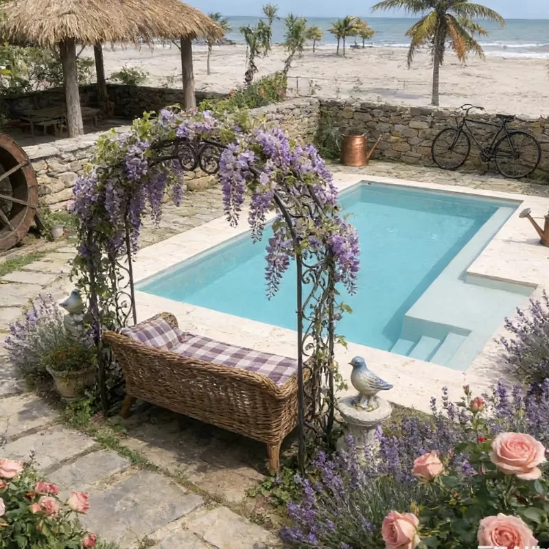 Pre-Fabricated Glass Fiber FRP Swimming Pool Small Shipping Container Swimming Pools Above-ground Garden Swimming Pool