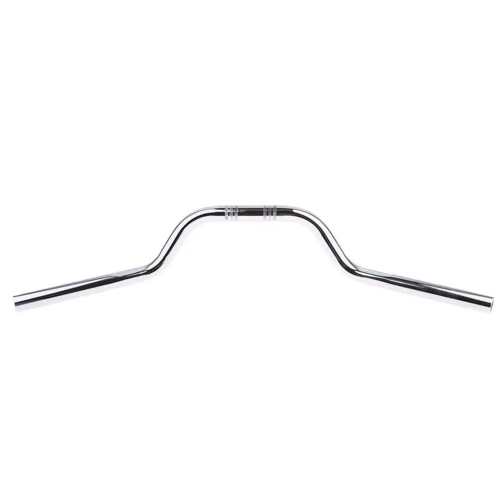 1 Inch 25mm Drag Style Bar Handlebars for Motorcycle Dirt Pit Bike Silver