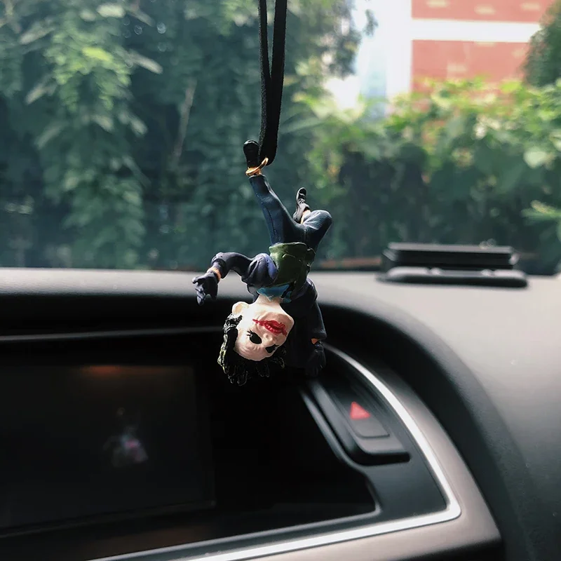 Car Interior Decoration Personality Pendant The Joker Model Rearview Mirror Pendant Decoration Car Goods Interior Accessories