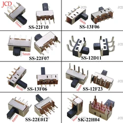 10PCS SS-13F06 SS/SK-22 Slide Switch Slide Gear Fluctuation Band 2/3 File Single Double Horizontal Mini Horizontal Power Supply