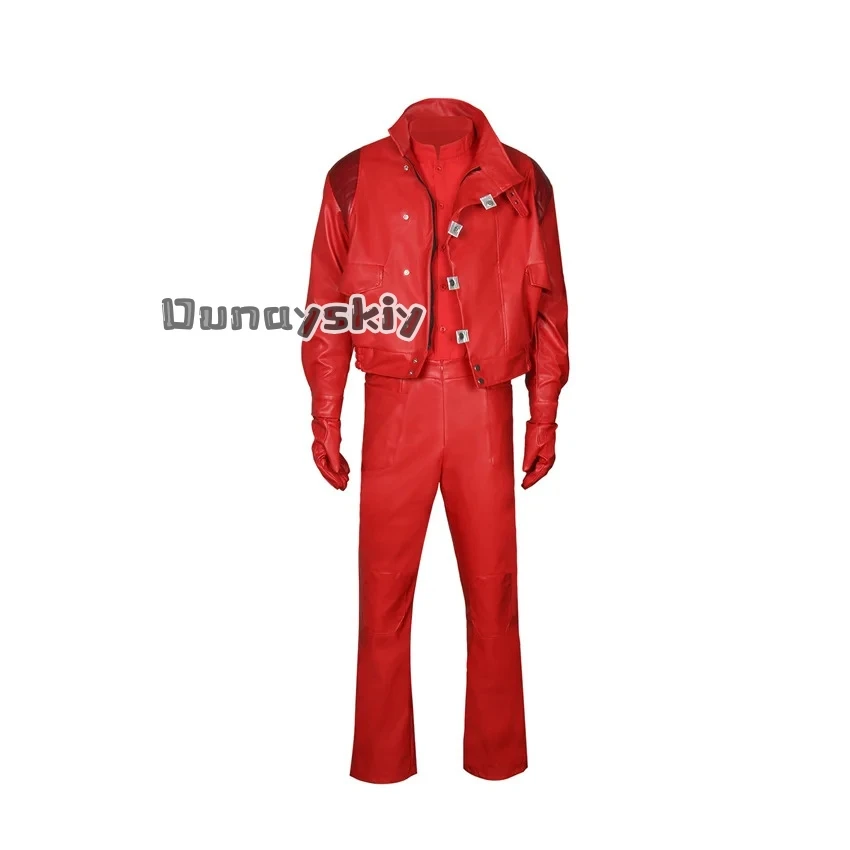Shotaro Kaneda Cosplay Costume Full Set PU Red Motorcycle Uniform Halloween Party Uniform Fancy Cosplay Outfits Anime AKIRA view 5