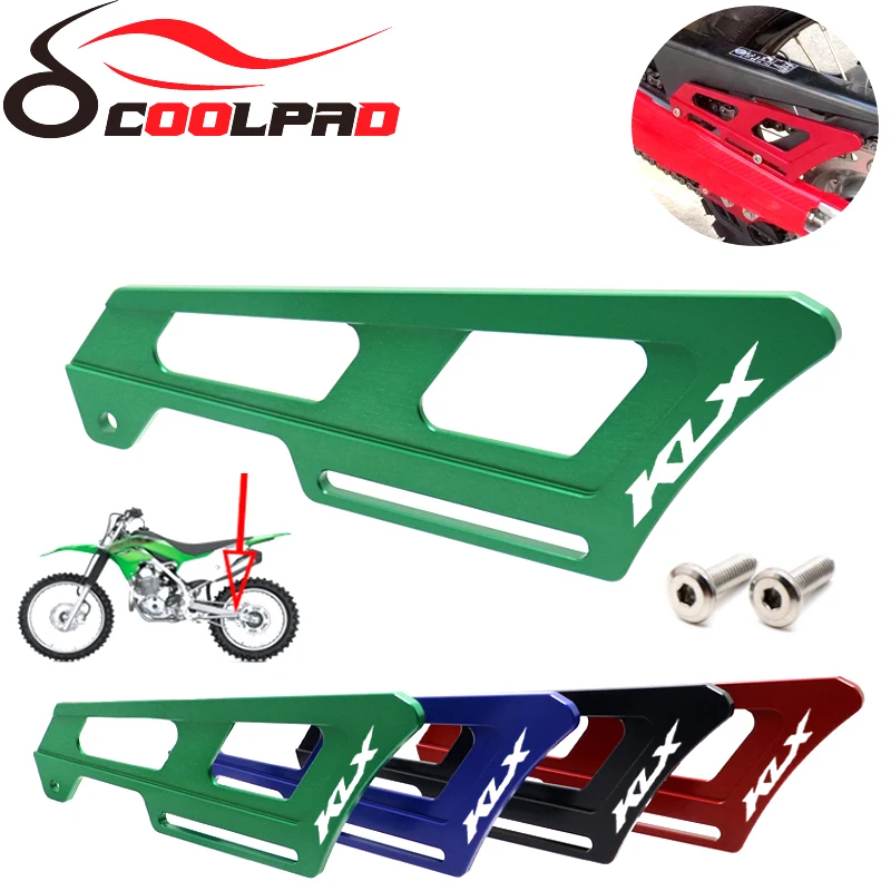 Akcesoria motocyklowe do KAWASAKI KLX 125 110 140 KLX150 KLX 230 KLX 250 osłona tylnego koła zębatego osłona łańcucha
