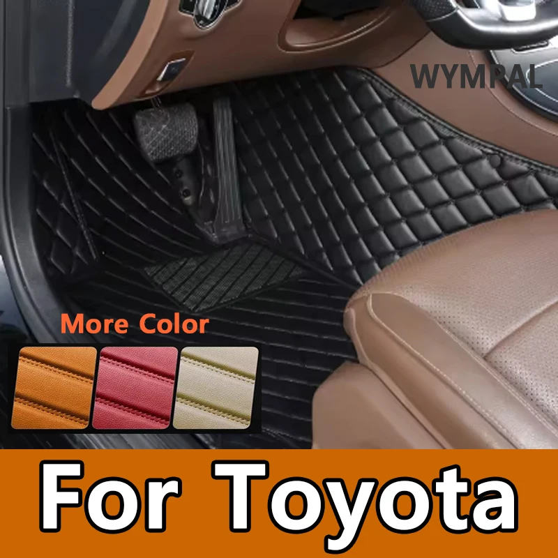 Luxury Car Floor Mats For Toyota Verso Aygo Hilux Yaris Auris Corolla Cross Tundra Highlander VENZA Sienna Car Interior Mats