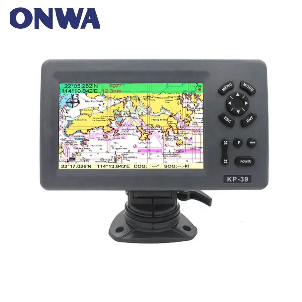 Marine Gps 7inch Plotter (with K- Map Chart Sea) Chart Plotter Marine Gps Navigator Onwa Kp-39