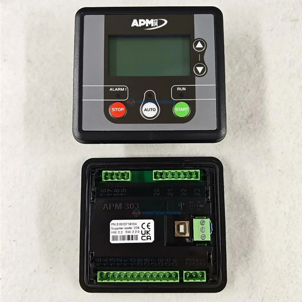 

APM303 KOHLER Оригинальный контроллер генераторной установки HW 2.2 SW 2.2.0 Код поставщика 228