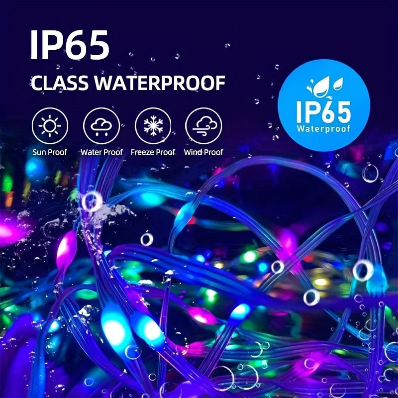 10M LED String Fairy Light String Dream Smart Control Outdoor Garden 5V  Fairy Light For Christmas Wedding Party  Decor