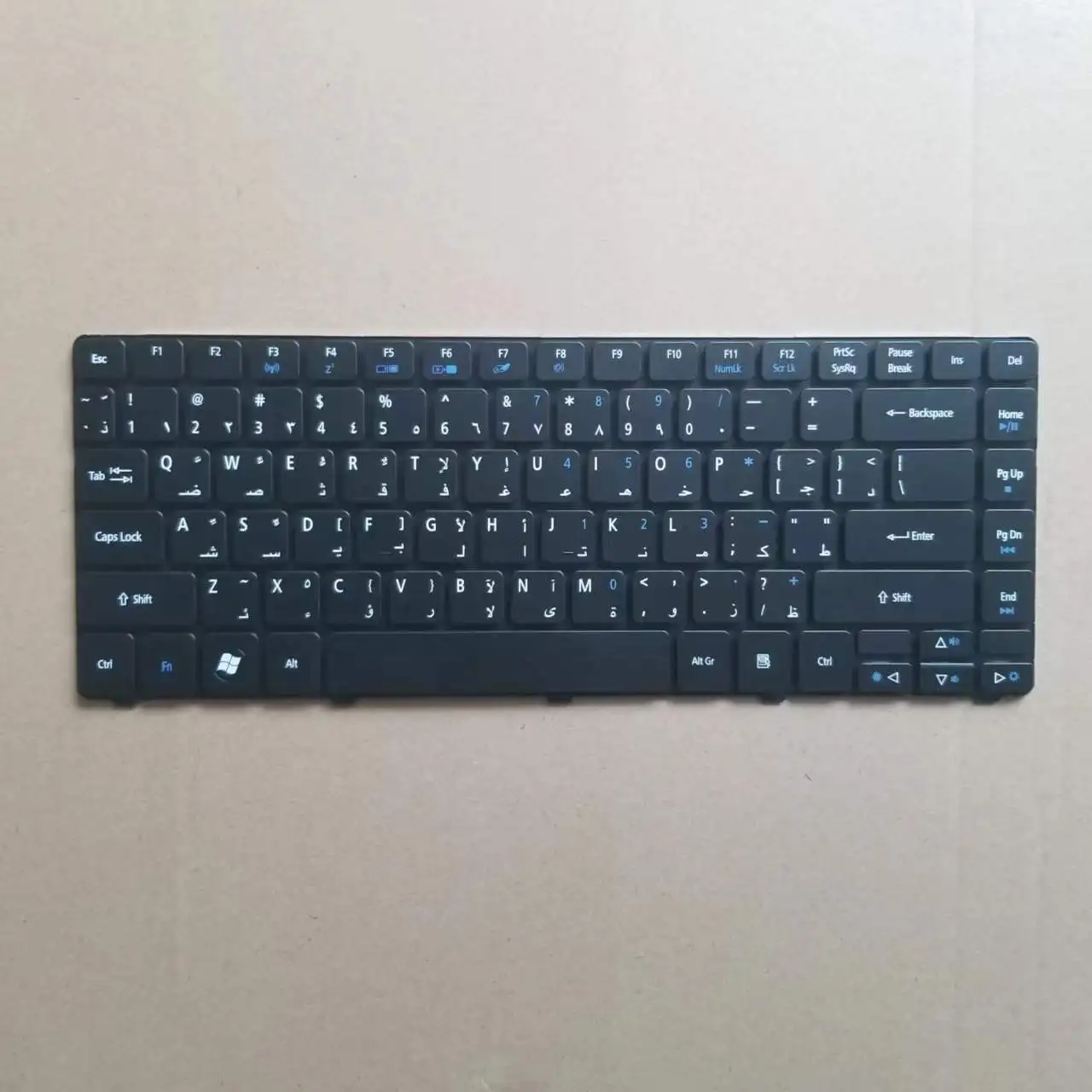 Novo teclado árabe para Acer Aspire 4750G 3810 3810T 4739Z 4820TG 4740 4740G 4741 4741G 4741Z 4741ZG 4743 4743G Preto AR