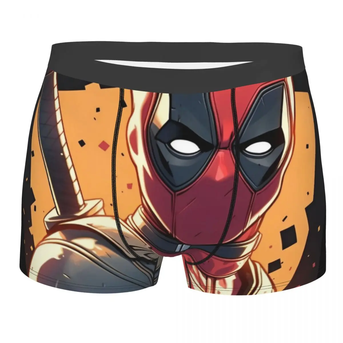 Deadpool Superhero Art Boxers Shorts Novelty Gift Men Fun Underwear Cartoon Anime Quilt Underpants Soft Boxer Briefs Accessories