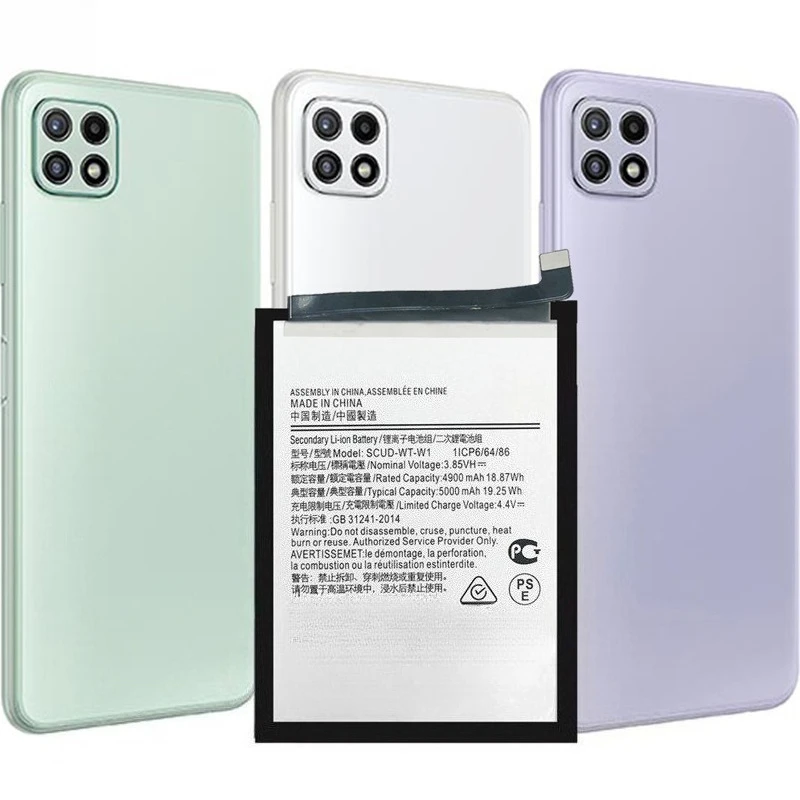 عالية الجودة SCUD-WT-W1 3.85 فولت 5000 مللي أمبير بطارية الهاتف المحمول لسامسونج غالاكسي A22 5 جرام SM-A226B F42 A14 5 جرام SM-A146U A146B A146P #3