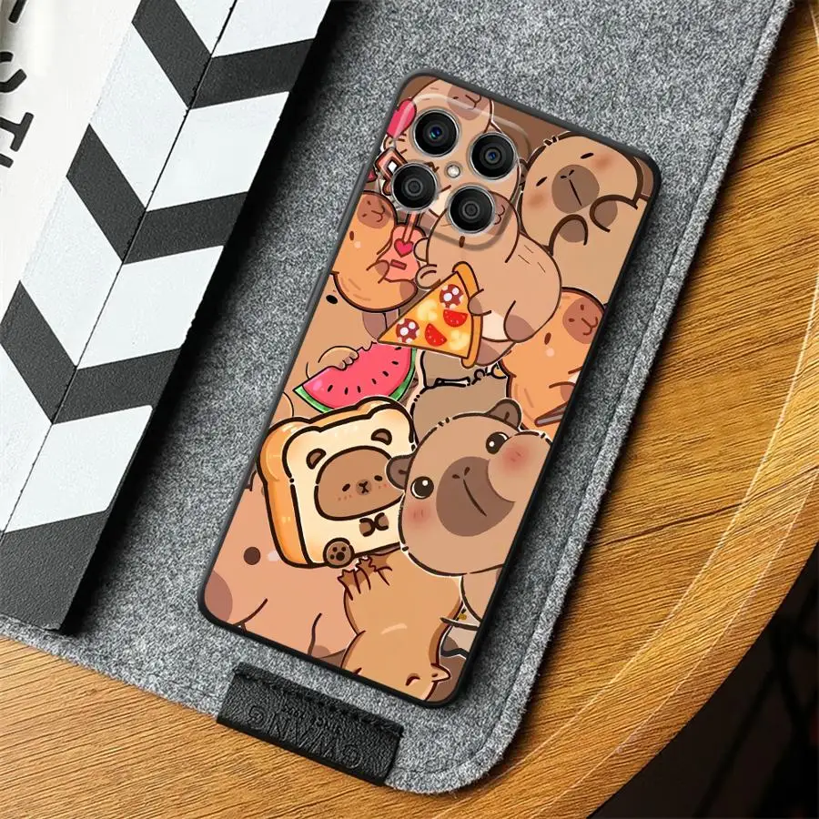 Imagen 7: Funda Protectora para Teléfono Honor X9a X8 X6 Magic5Lite 8X 70 90 X5b 200 400 Lite X7, Diseño Colorido de Capibara