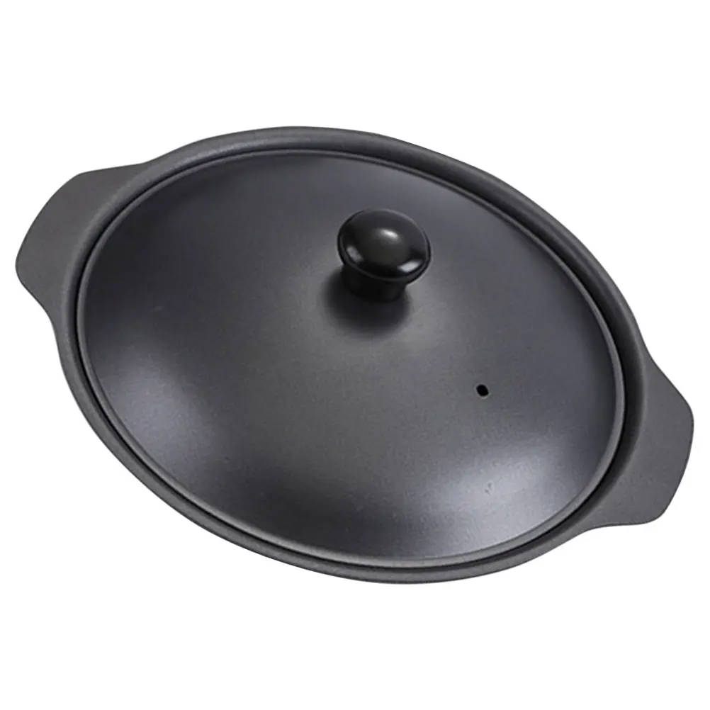 

16CM Cast Iron Rice Pot Flat Bottom Non-stick Iron Material Even Heating Keep Warm Soup Cooking Braised Food Kitchen