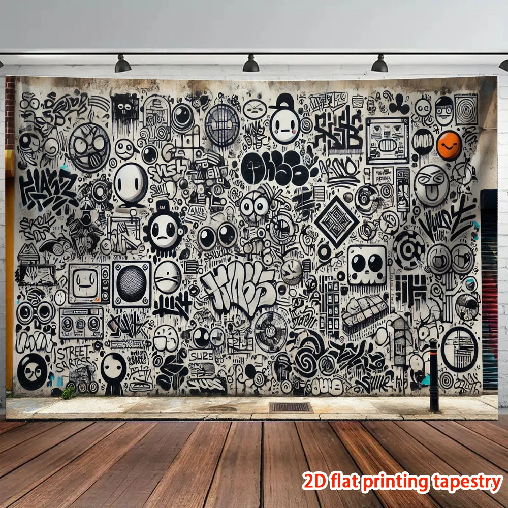 Trendy graffiti wandtapijt str - Wall Scroll Tapestry recensie en prijs