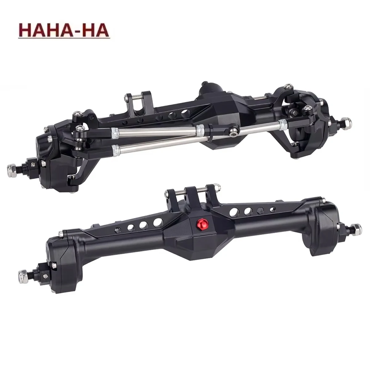 CNC-Aluminium-Vorder- und Hinterportalachse, komplettes Set für 1/10 RC Crawler Vanquish VS4-10 Phoenix F10 LCG-Chassis, DIY-Upgrade-Teile