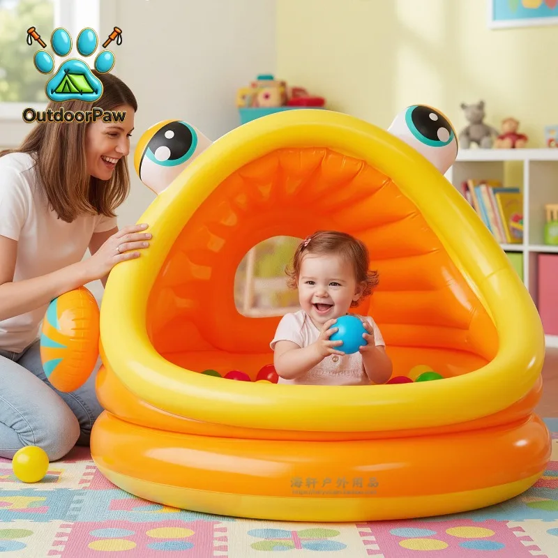Children's Ocean Ball Pool Bouncy Castle Baby Pool Fenced Indoor Bobo Pool Household Baby Toys Shark