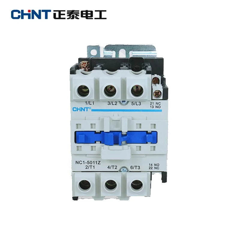 

CHINT NC1-5011Z Rail Mount Contactor Industrial Electric Contactor DC 24V DC36V DC48V DC110V DC220V NC1-5011 LC1