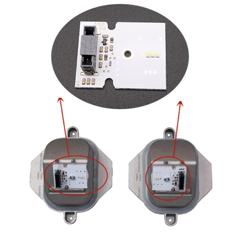 Circuit imprimé LED pour Audi Q3, 2016-2018 SG, lumière de sauna de voiture, puce DRL, source lumineuse, puce de Ballast de lumière blanche