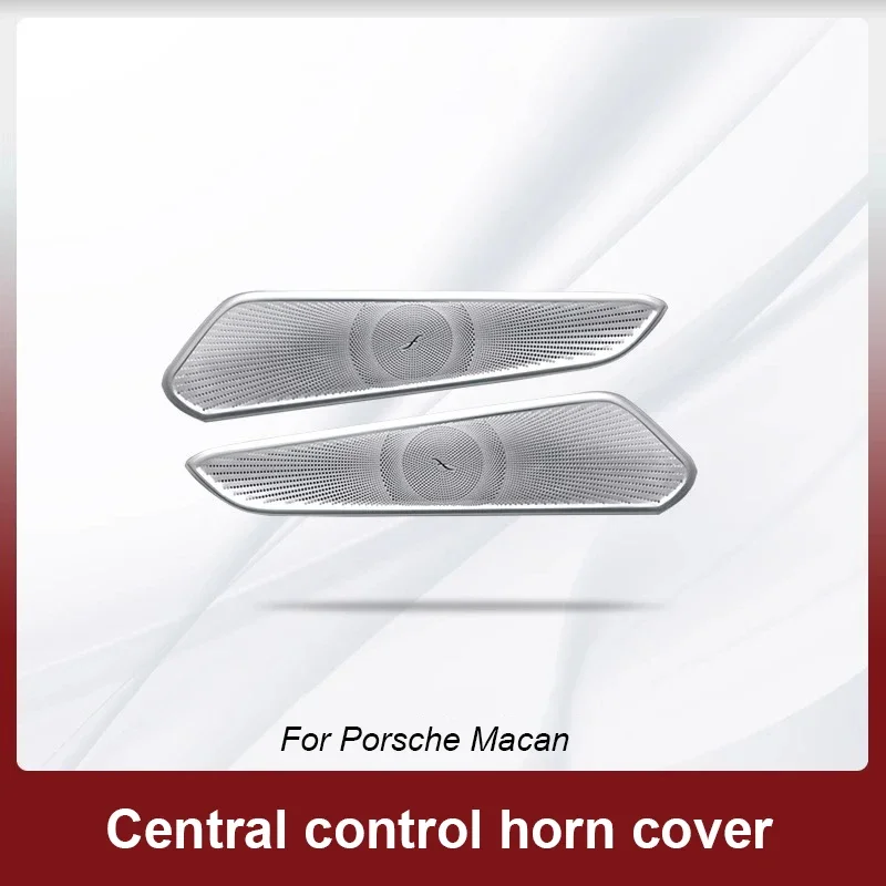 

For Porsche Macan 2014 2015 2016 2017 2018 2019 2020 2021 2022 2023 2024 Car Center Control Audio Speaker Horn Cover Decoration
