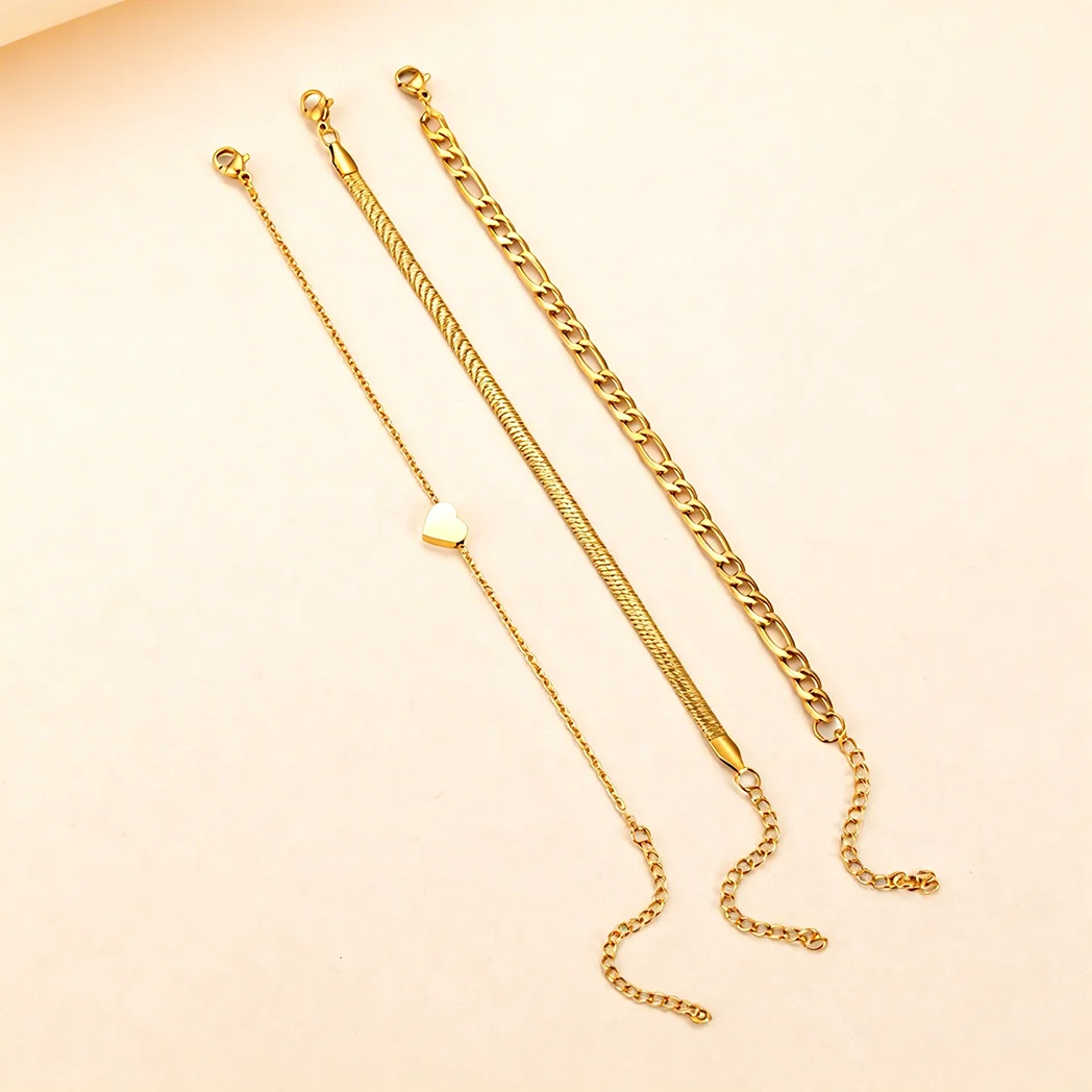 3Pcs/Set Silver Bra…