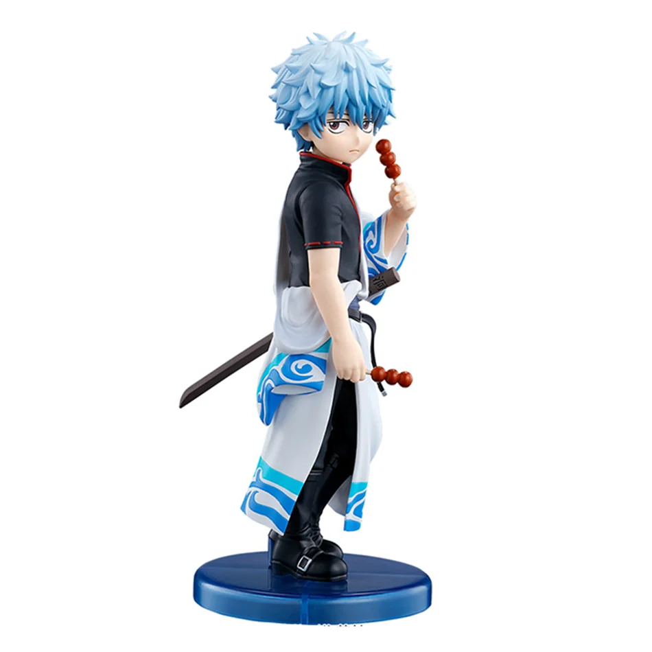 12 cm Gintama Anime Figuur Sakata Gintoki Action Figure Q Versie Katsura Kotarou Beeldje PVC Collection Model Speelgoed Verjaardagscadeau