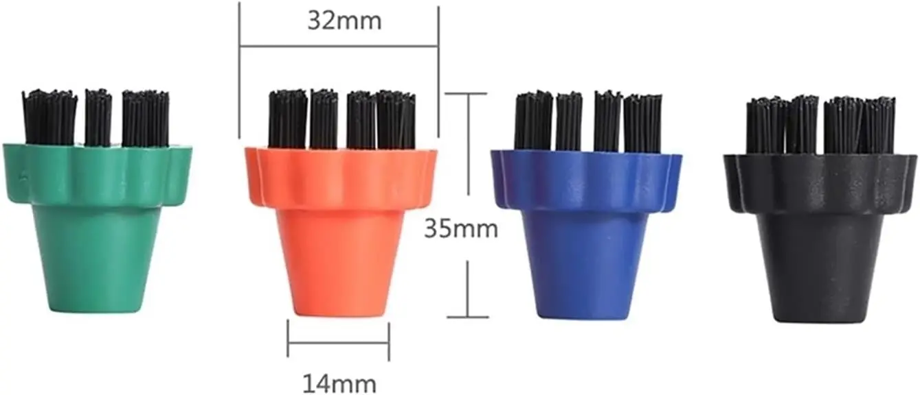 ل Karcher SV7 SV1802 SV1902/ 2.860-231.0 قطع غيار منظف البخار منظف البخار ملحقات فرشاة مستديرة صغيرة