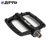 ZTTO 3 Bearings MTB Externa Big Bearing Flat Pedal Steel axle XC AM Mountain Road bike Anti-slip Nylon Plastic 9/16 Bicycle