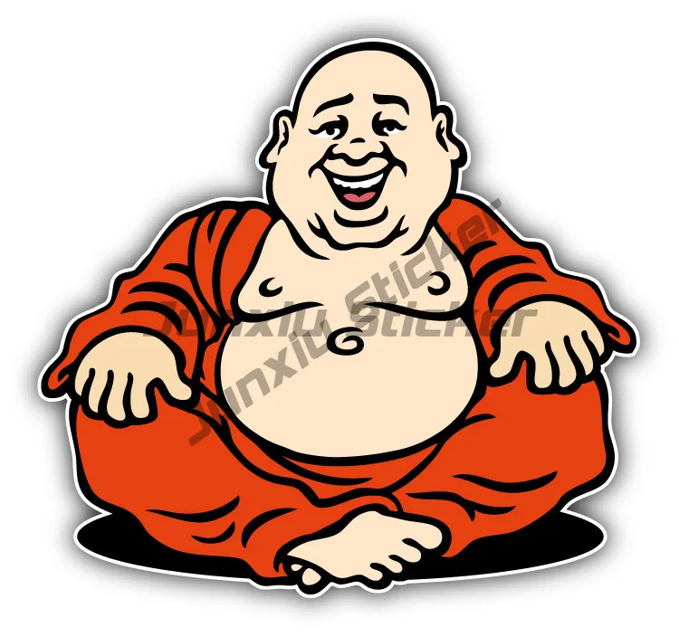 

Buddha Cartoon Car Bumper Sticker Decal