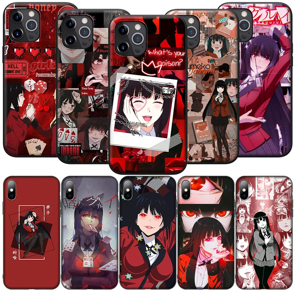 New High-End Phone Case for Samsung Galaxy A15 S10E S9 S8 S7 Note 20 10 9 8 Plus Lite JA64 Kakegurui Yumeko Anime