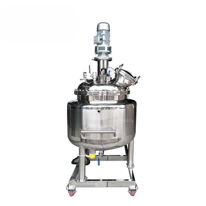 Misturador de Alta Cisalhamento para Pó e Líquidos de Goma Guar 200L 300L 500L, Tanque de Mistura e Dispersão em Aço Inoxidável, Homogeneizador